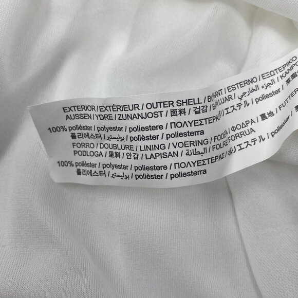 Zara White Pleated Skirt Medium NWT - Picture 5 of 5